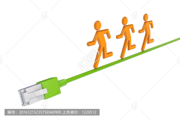 豐富多彩的3D小人物在跳線運行。