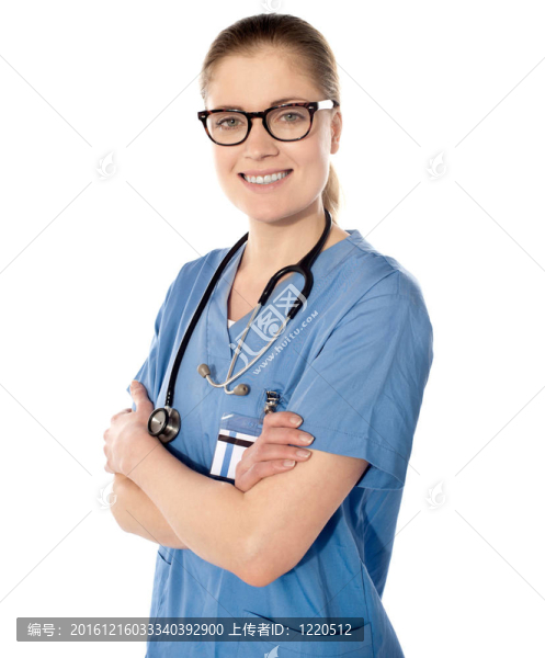 女醫(yī)生微笑