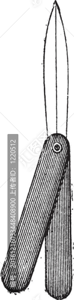 復(fù)古雕刻刀或刀。