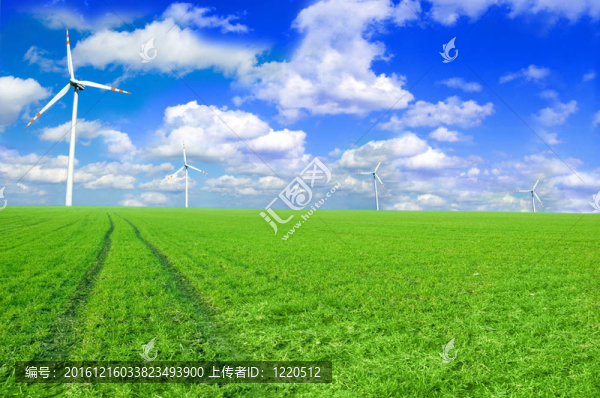 風(fēng)車概念圖像。