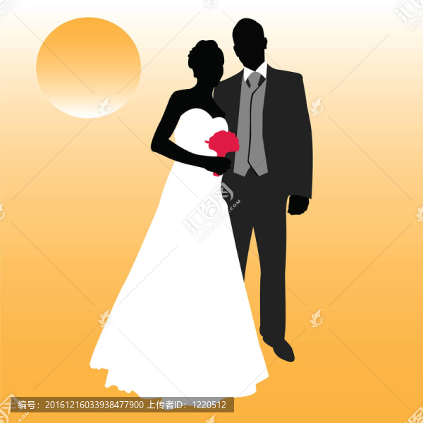 婚禮的夫婦