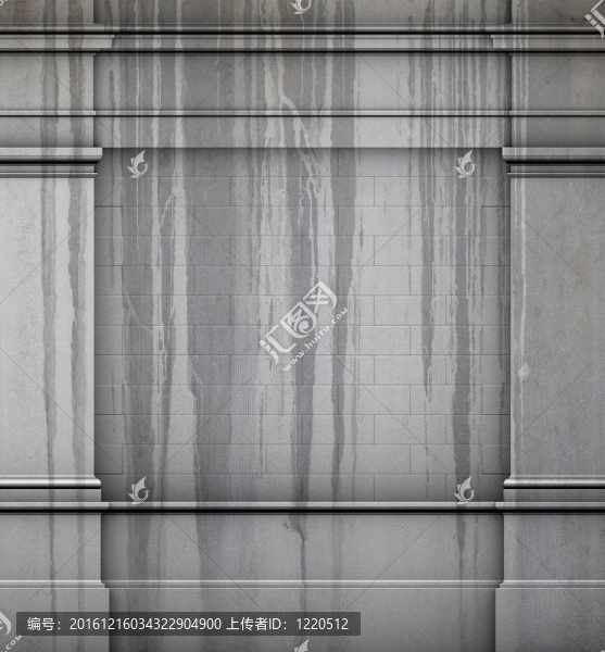 3d仿古希臘羅馬經(jīng)典建筑墻體垃圾渲染