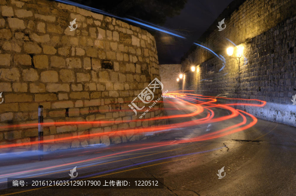 耶路撒冷的狹窄街道