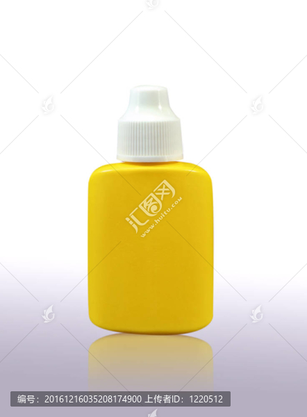 黃色的藥用滴管瓶