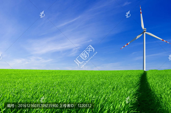 風(fēng)車概念圖像。