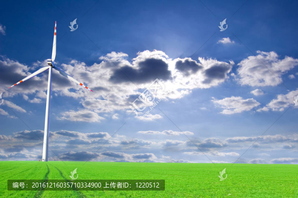 風(fēng)車概念圖像。