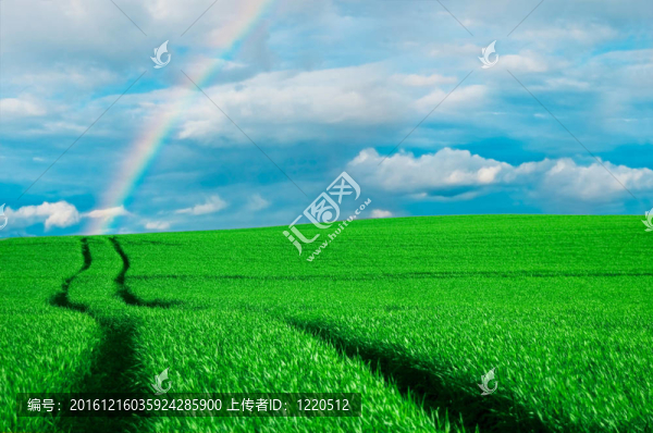 彩虹概念圖。