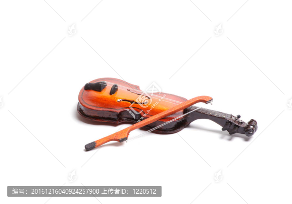 玩具小提琴；孤立