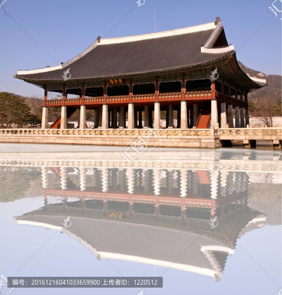 gyeonghoeru亭和反映池