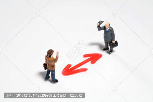 商人用雙面三角形問候