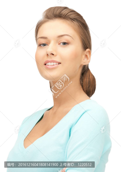 快樂微笑的女人