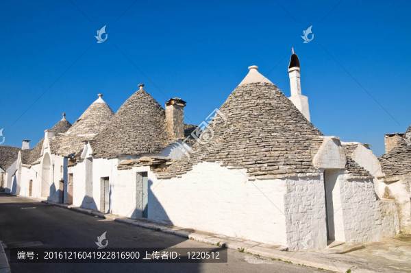 Alberobello,s,Trulli。普利亞。意大利.