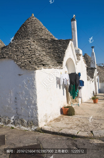 Alberobello,s,Trulli。普利亞。意大利.