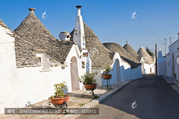 Alberobello,s,Trulli。普利亞。意大利.