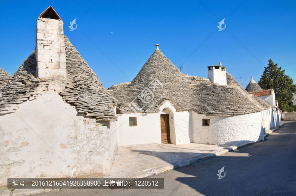 Alberobello,s,Trulli。普利亞。意大利.