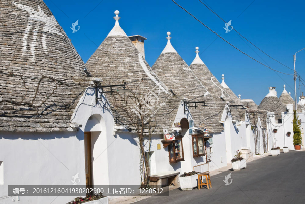 Alberobello,s,Trulli。普利亞。意大利.