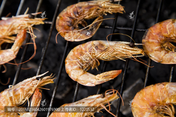 烤的魚和蝦！