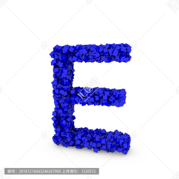 立方字母E