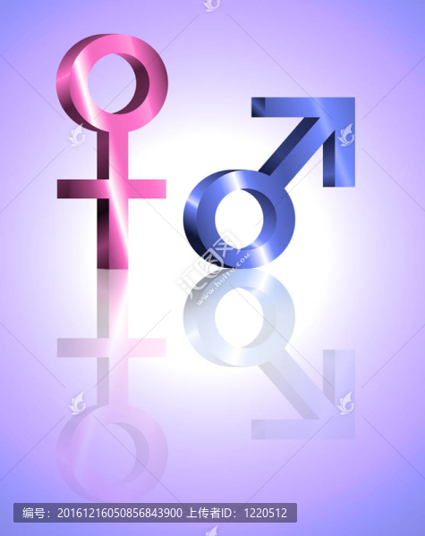 男女符號。