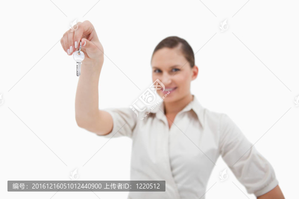 房地產(chǎn)經(jīng)紀人持有鑰匙