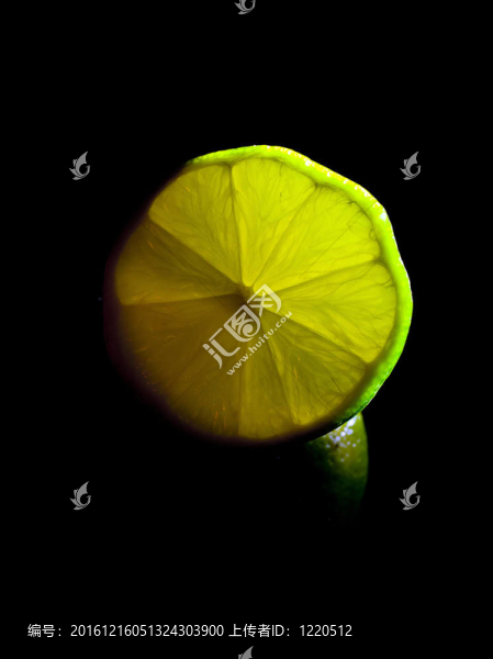 黑鏡背景亮綠色自然石灰