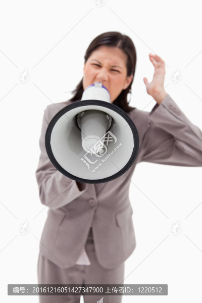 憤怒的商人在通過商人