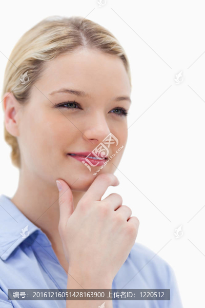 思想者中的年輕女性