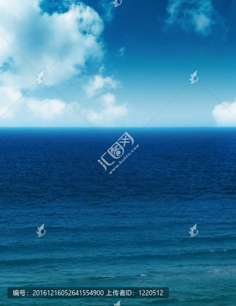 海洋和云層