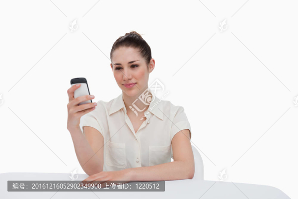 商人讀短信