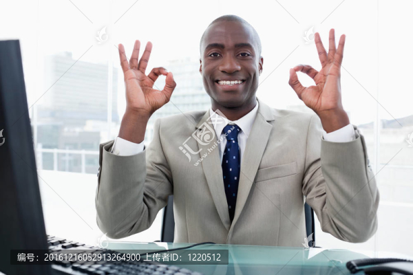 企業(yè)家簽名，一切都是完美的