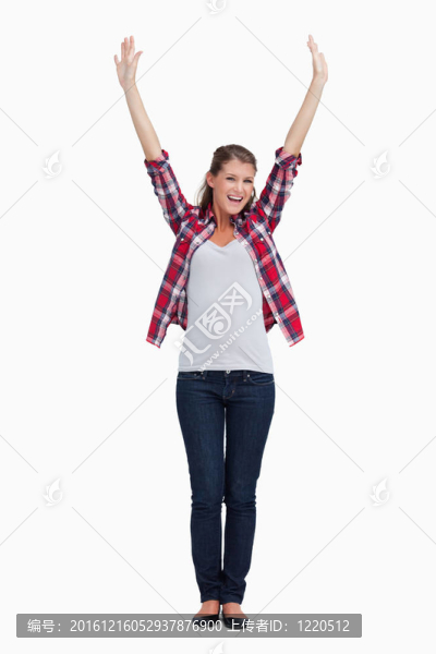 一個女人手臂的肖像