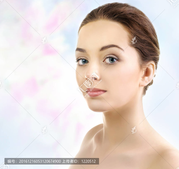 美麗SPA女孩臉