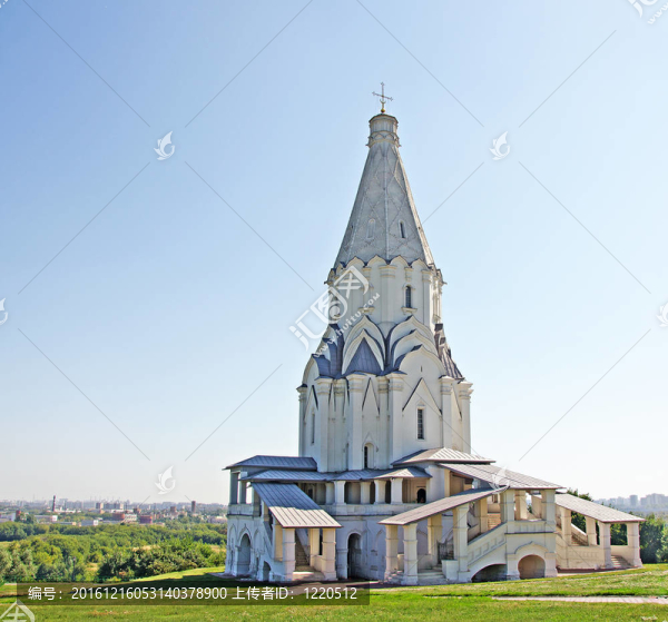教堂在俄羅斯kolomenskoe；