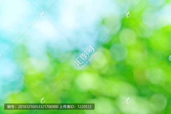 綠色和綠色的顏色模糊的背景