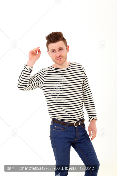俄羅斯青年男子問候