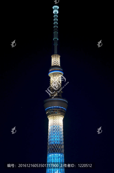 東京晴空塔的夜晚