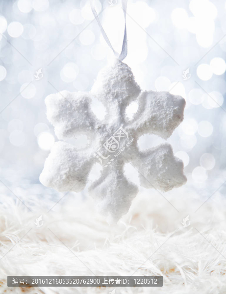 白色的雪花