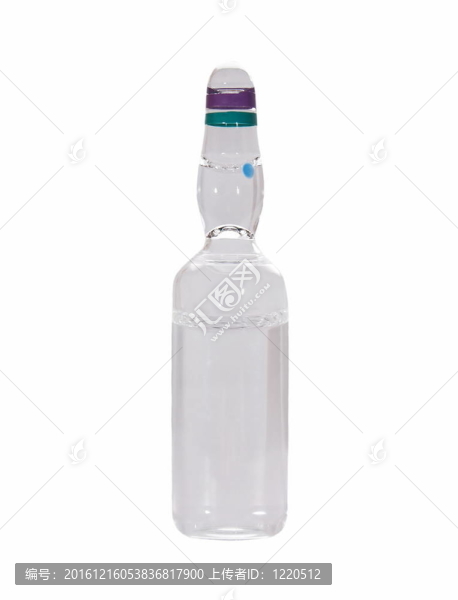 空白的醫(yī)用安瓿