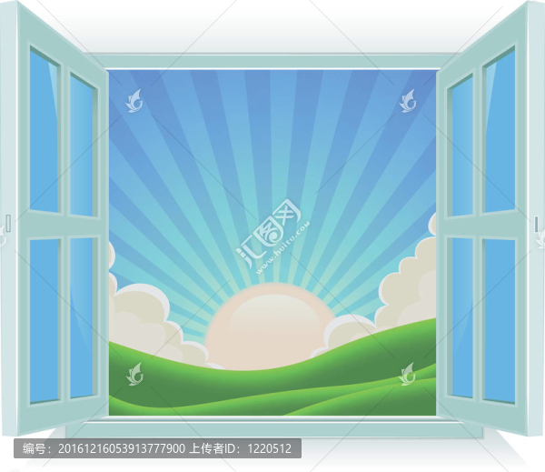 窗外的夏日風(fēng)景