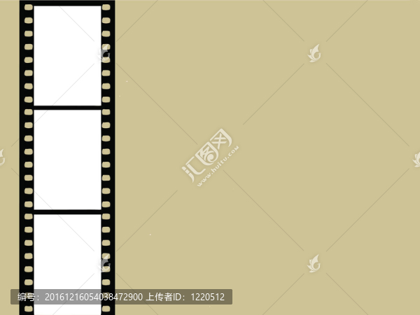 棕色背景相機(jī)膠片；圖