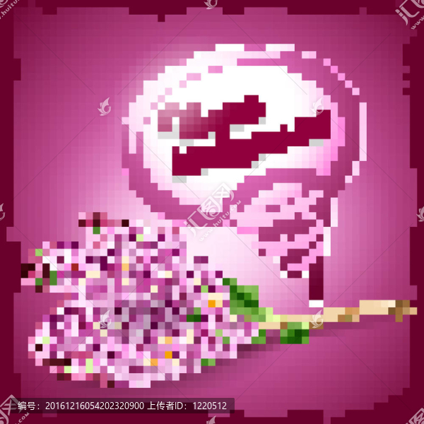 丁香花賀卡