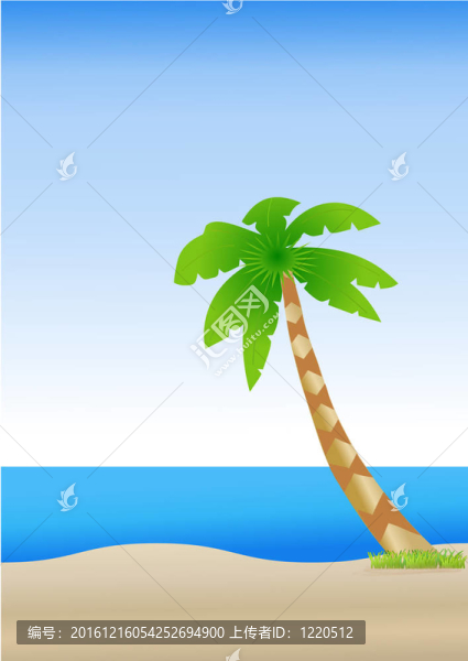 棕櫚樹海灘