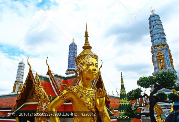 在Wat,Phra,Kaeo天使