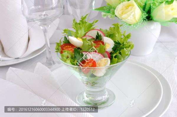 夏日蔬菜鵪鶉蛋沙拉