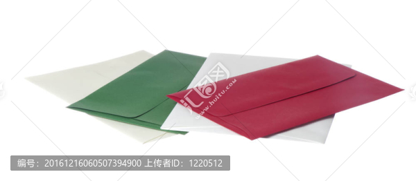 字母彩色信封
