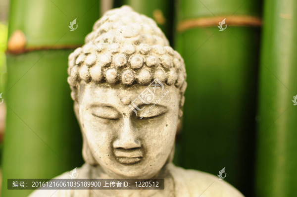 如來佛祖背景的竹子