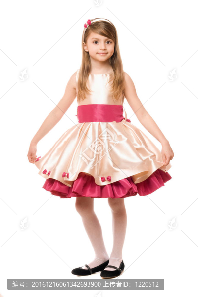 穿著漂亮的小淑女