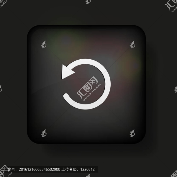 黑色重復圖標。eps10