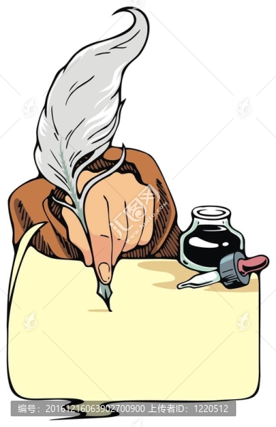 羽毛的藏書票