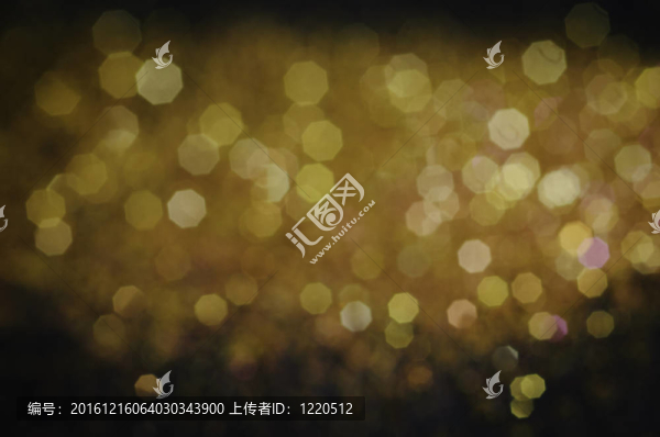 黑色背景上的金色燈光